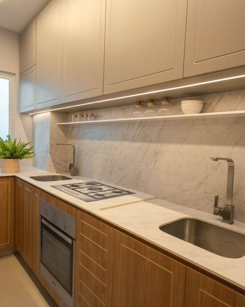 Área de serviço do decorado do Vertex Prime Fraga Maia