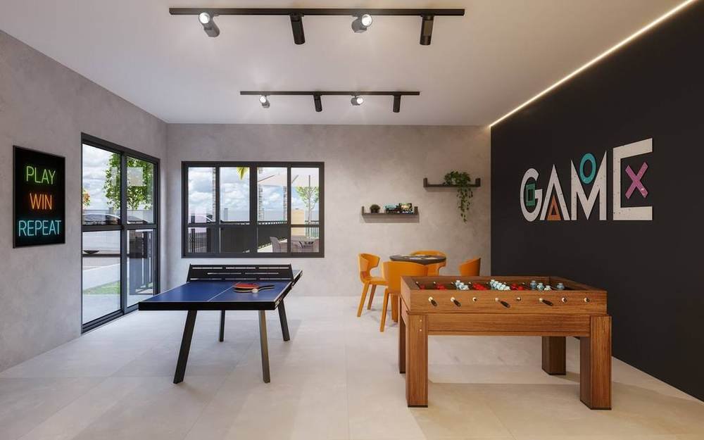 Sala de jogos do Vertex Getúlio